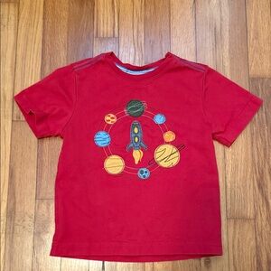 Hanna Andersson Red Space Adventure Tee